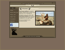 Tablet Screenshot of buckbrushoutfitters.com